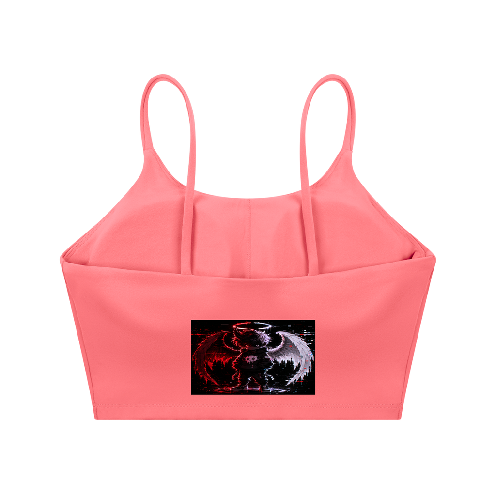 Spaghetti Strap Yoga Sports Bra